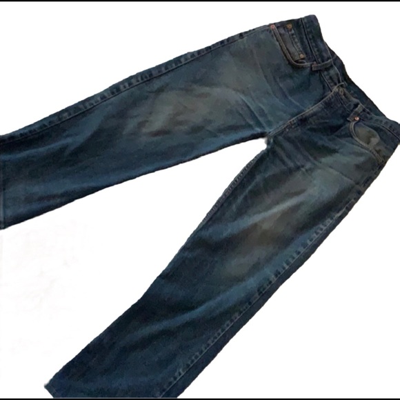 Levi’s Strauss 505 straight leg blue denim jeans - Picture 2 of 8